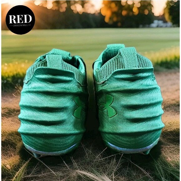 Under Armour Blur Smoke 2.0 MC Football Cleats Green 3027978 300 - Men's Size 12 - Picture 5 of 14